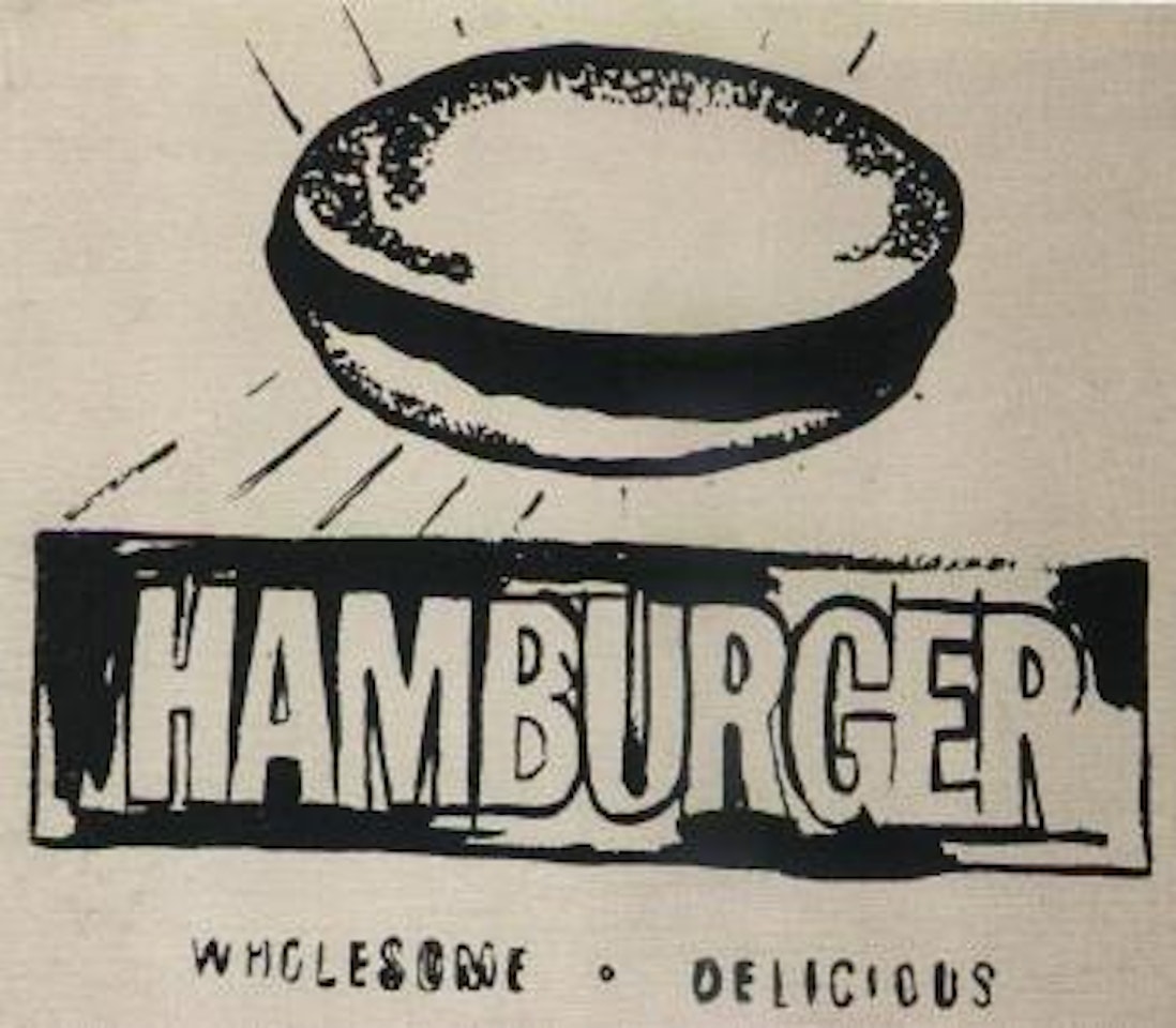 Hamburger by Andy Warhol