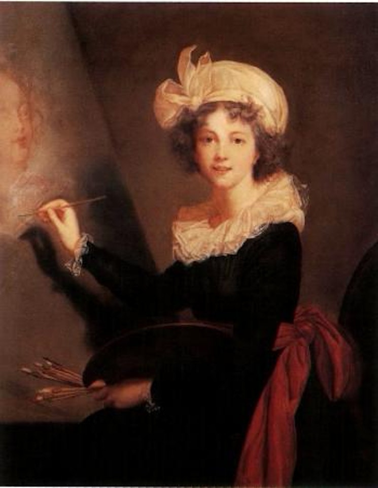 Self portrait by Marie Louise Elisabeth Vigee-Lebrun