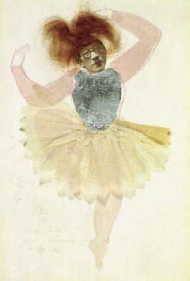 Le Etoile, autoportrait de Foujita en ballerine by Leonard Tsuguharu Foujita