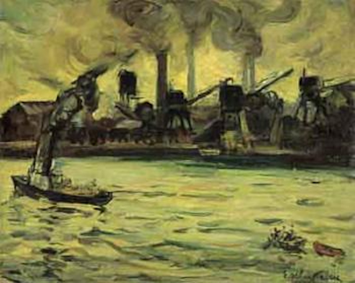 Le port by Othon Friesz