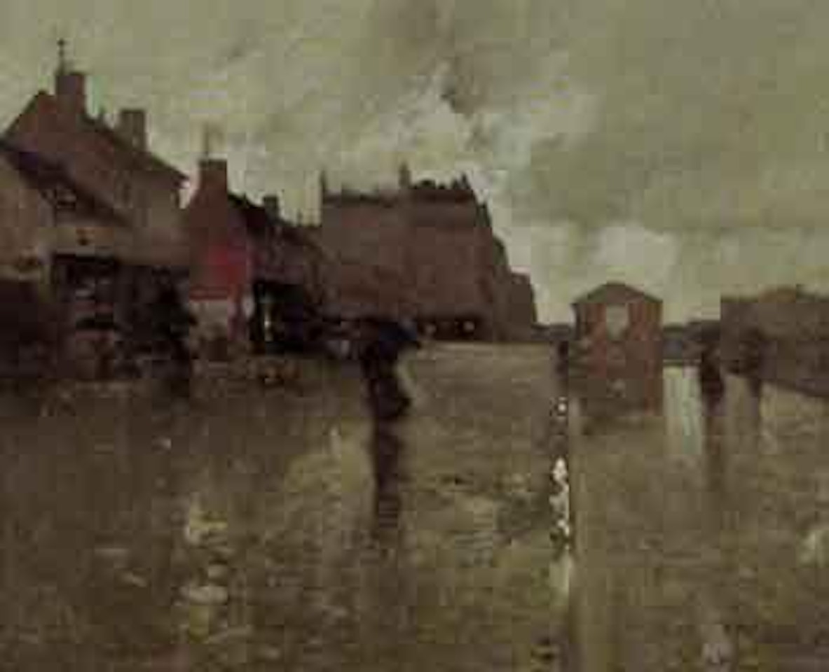 Les boulevards sous la pluie by Luigi Loir