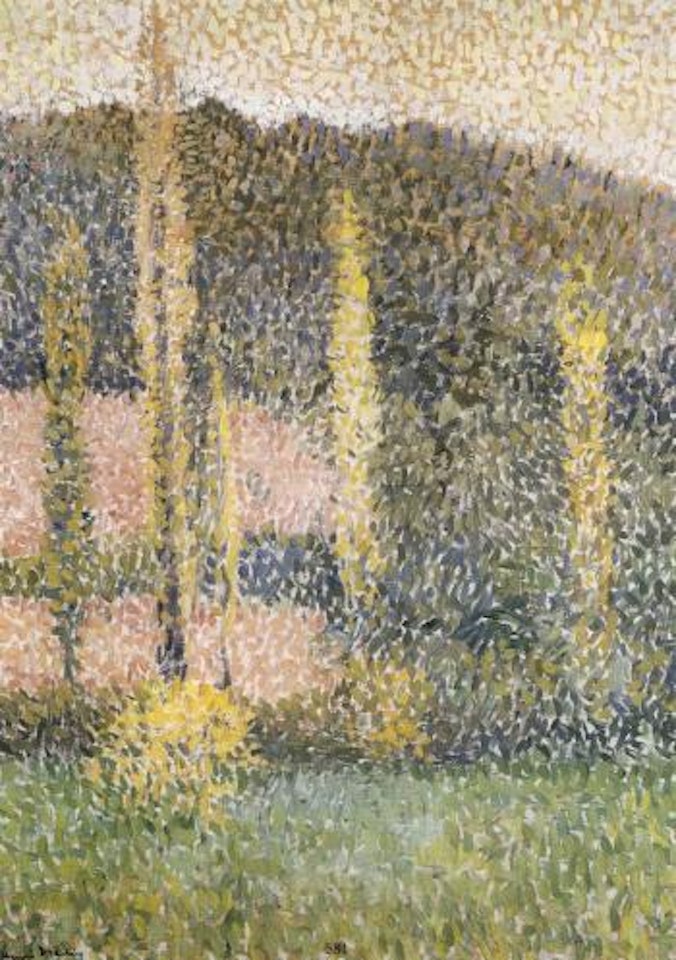 Les peupliers by Henri Jean Guillaume Martin