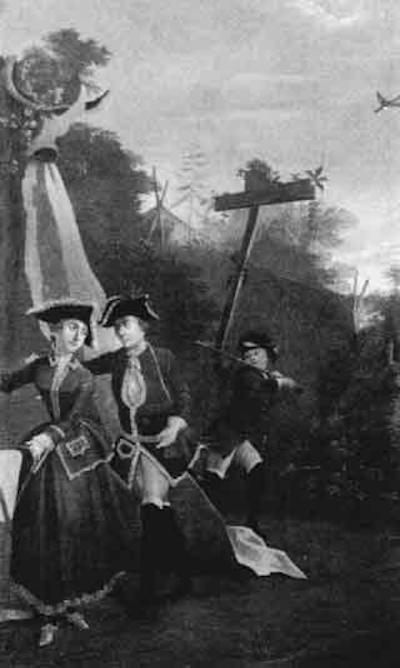 Hunting party by German School