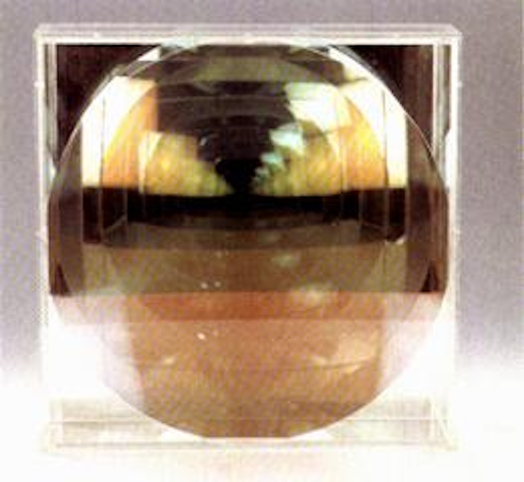 Mirror object by Adolf Luther