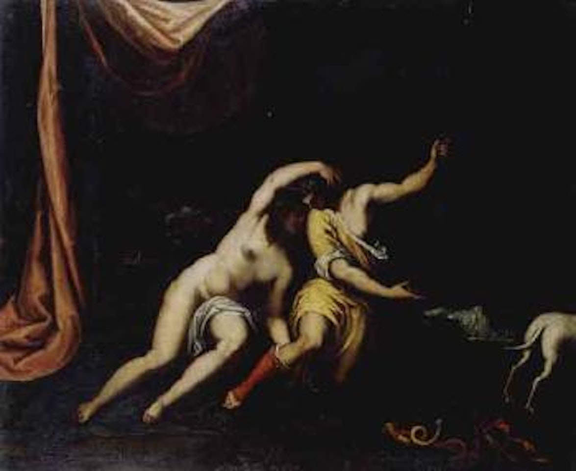 Venus and Adonis by Jacopo Palma il Giovane