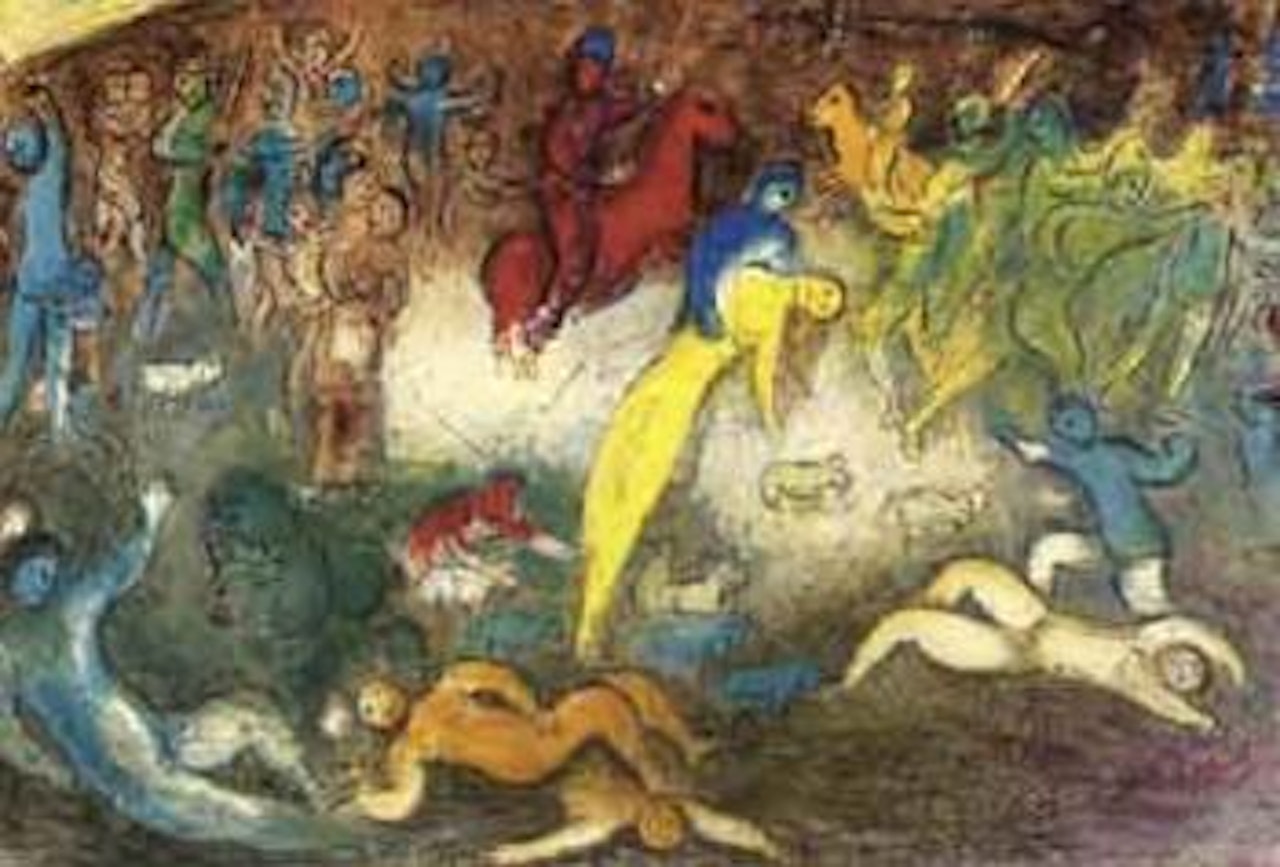 Enlevement de Chloe by Marc Chagall