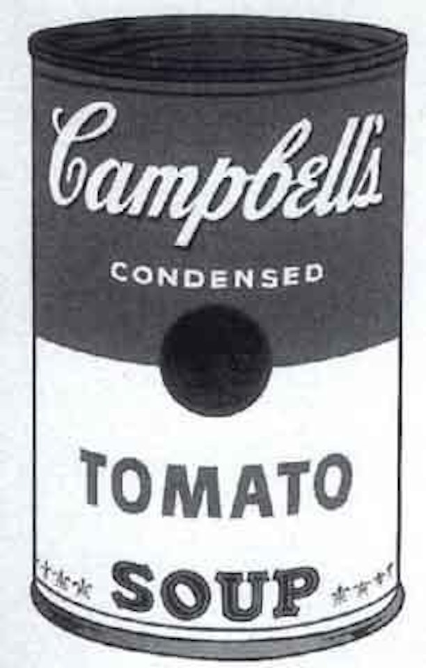 Campbell's Soup, tomato by Andy Warhol