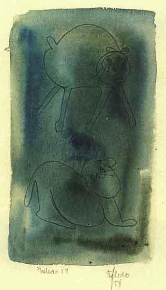 Cats. Untitled by Francisco Toledo