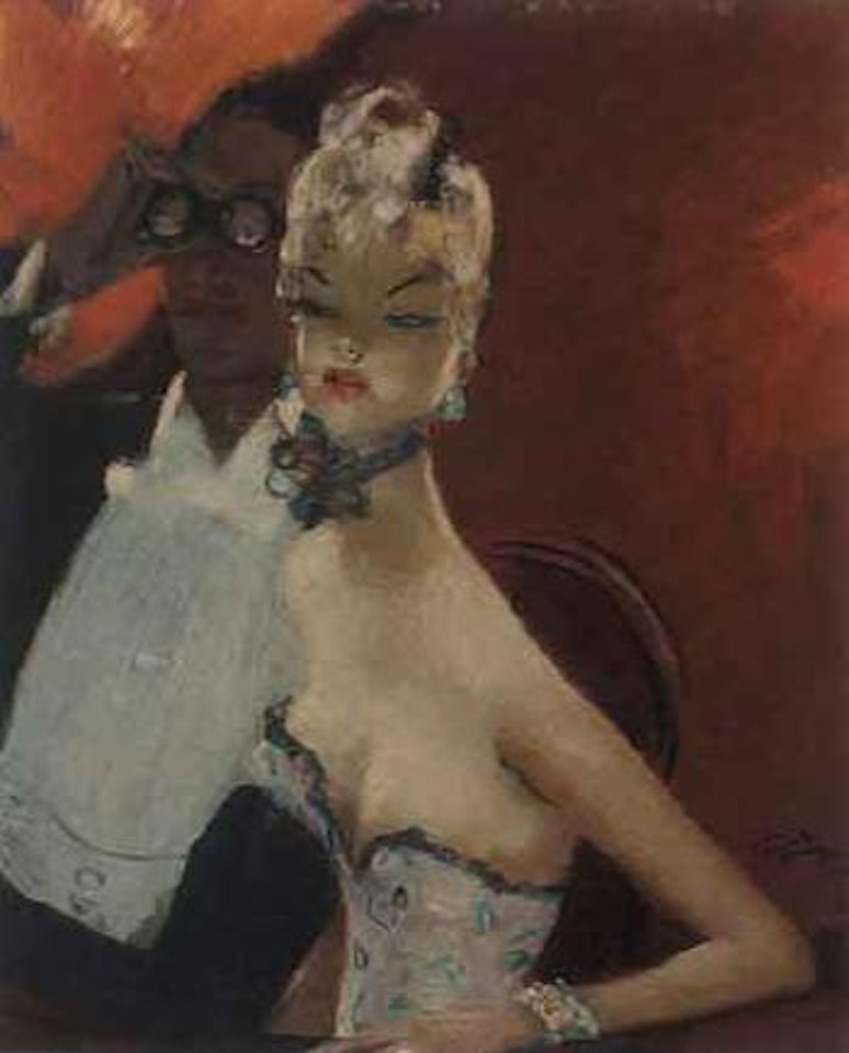 A l'opera by Jean Gabriel Domergue