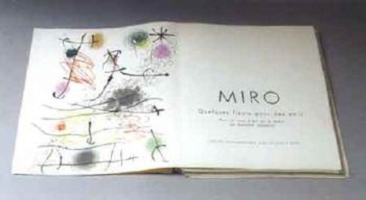 Quelques fleurs pour des amis by Joan Miró