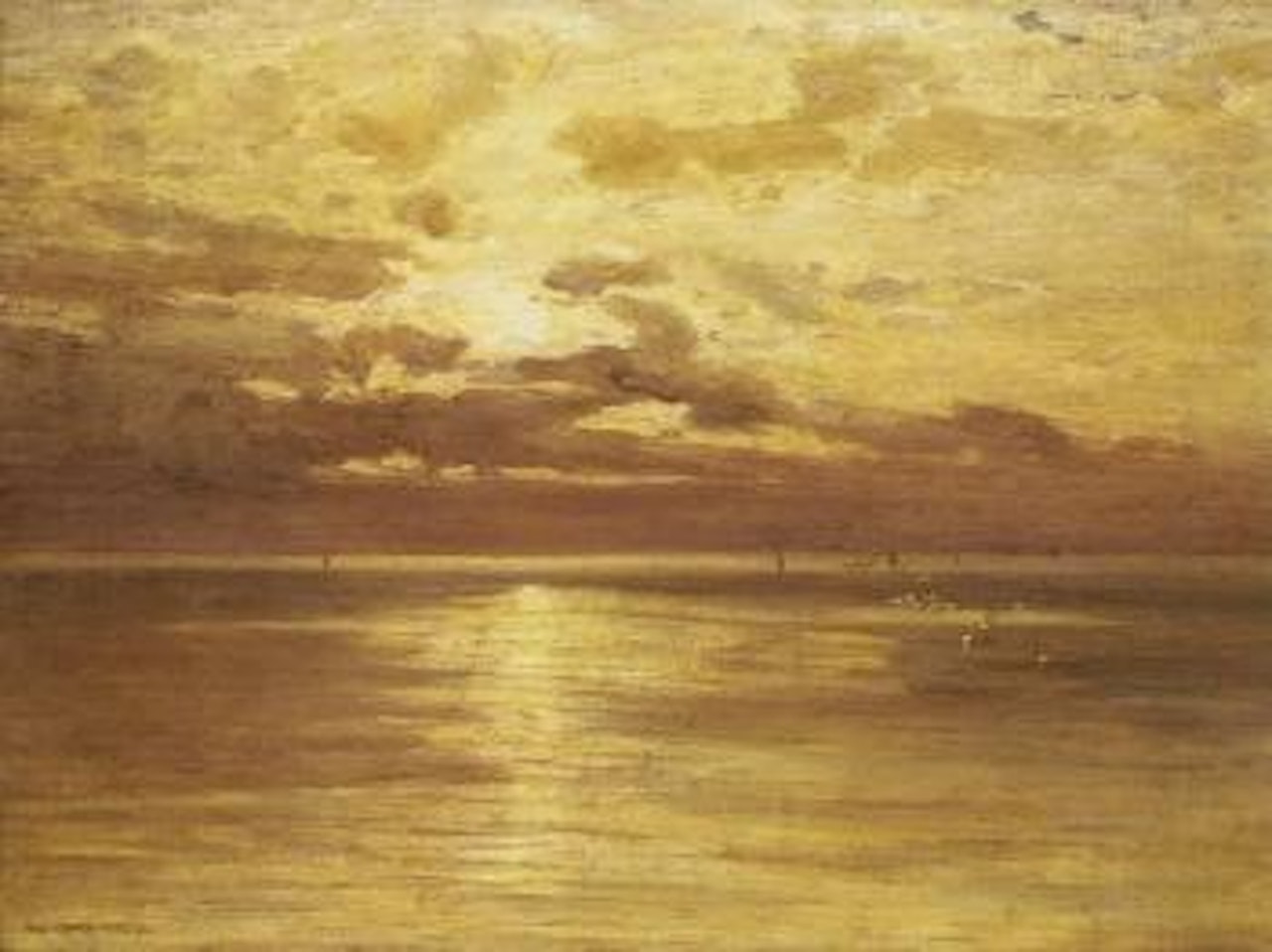 Sky and sea by Guglielmo Ciardi