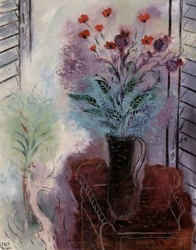 Still life near my window by Reuven Rubin