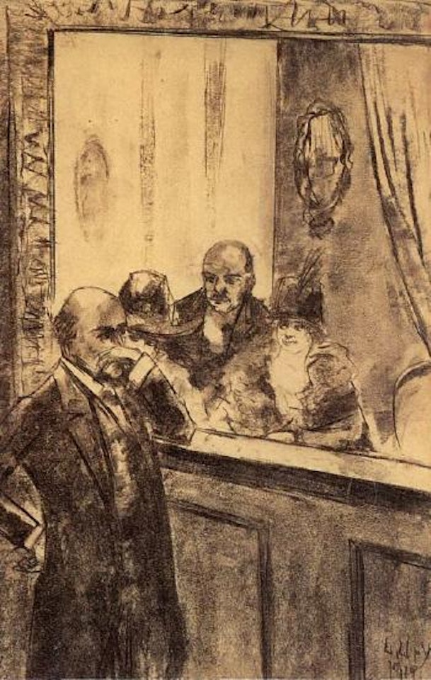 At the opera by Lesser Ury