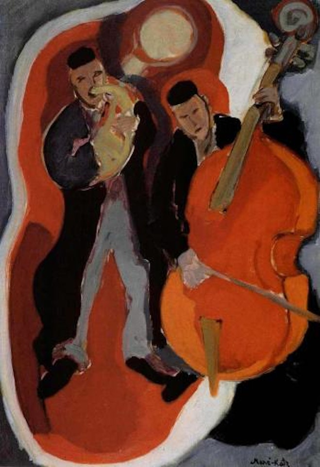 Deux musiciens by Emmanuel Mané-Katz