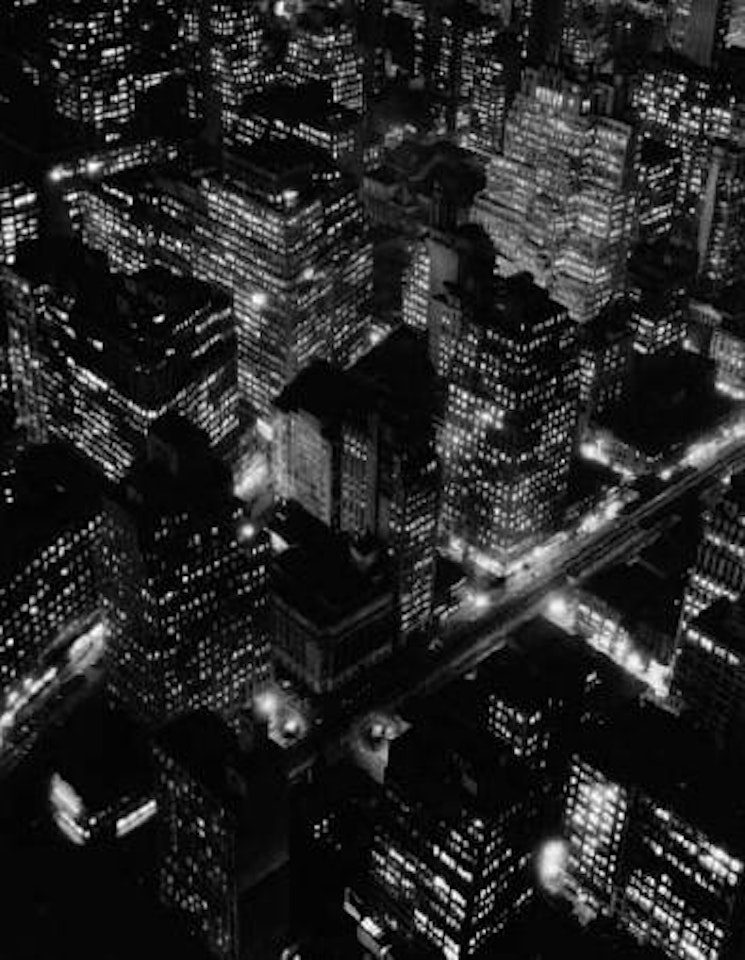 New York at night by Berenice Abbott