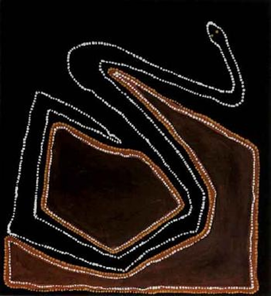 Snake - untitled by Rover Thomas