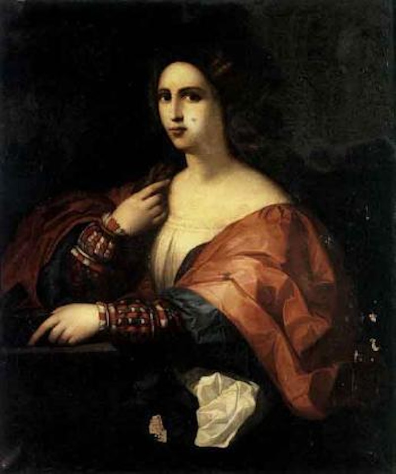 Portrait of lady by Jacopo Palma il Giovane
