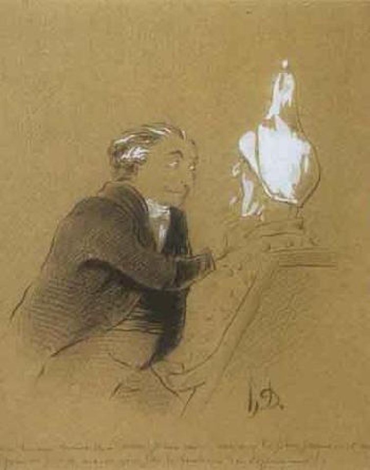 Une heureuse trouvaille by Honoré Daumier