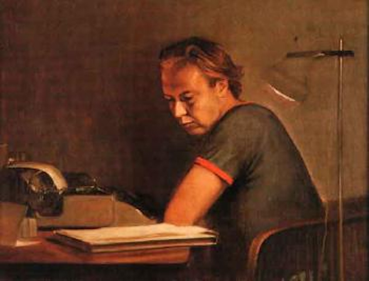 Portrait of of the critic - Douglas Feuk by Ola Billgren