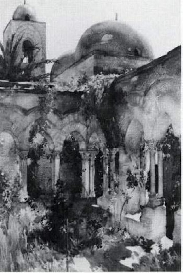 Cloisters of San Giovanni degli Eremiti, Palermo by William Russell Flint