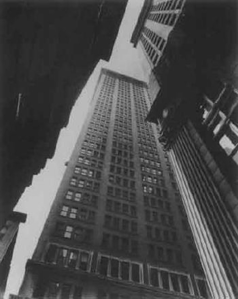 Canyon Broadway and Exchange Place by Berenice Abbott