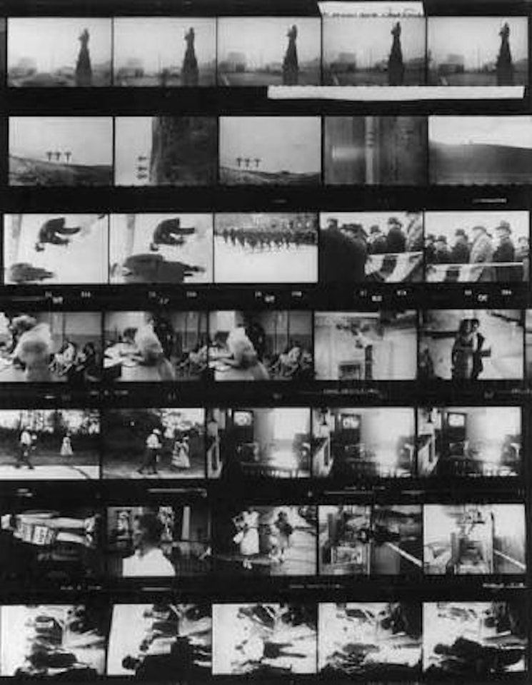 The Americans, negative strips by Robert Frank