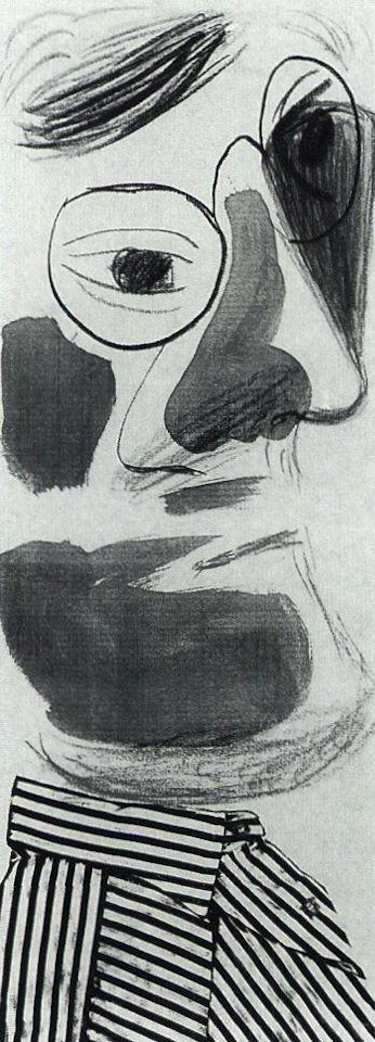 Self portrait by David Hockney