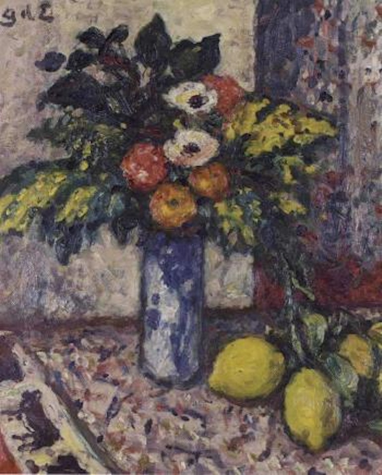 Still life with flowers and lemons by Georges d’Espagnat