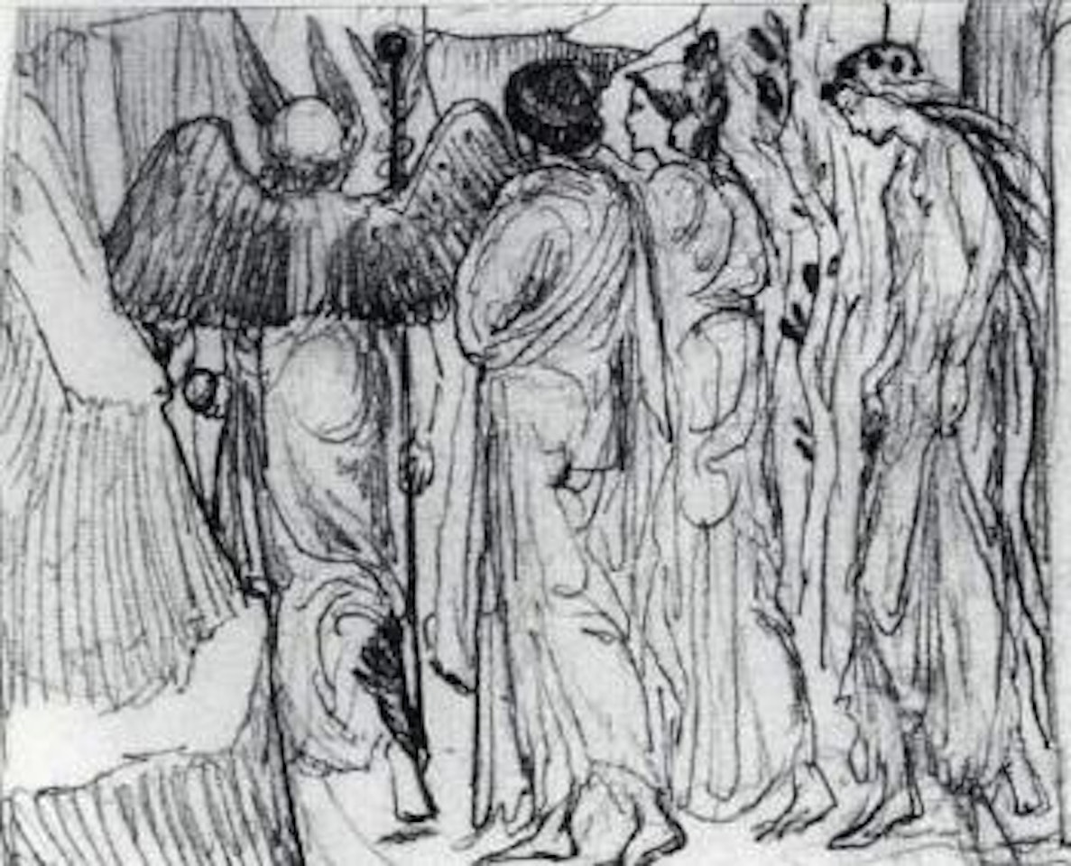Cupid and Psyche by Edward Coley Burne-Jones