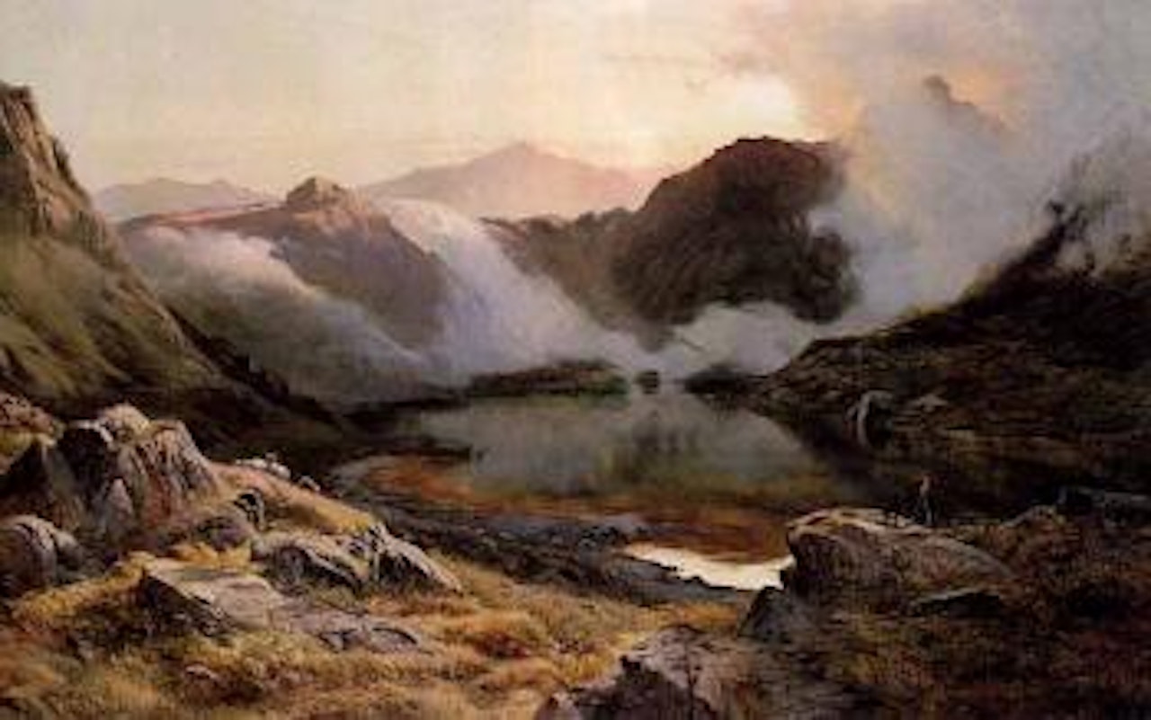 Early morning, North Wales by Sidney Richard Percy
