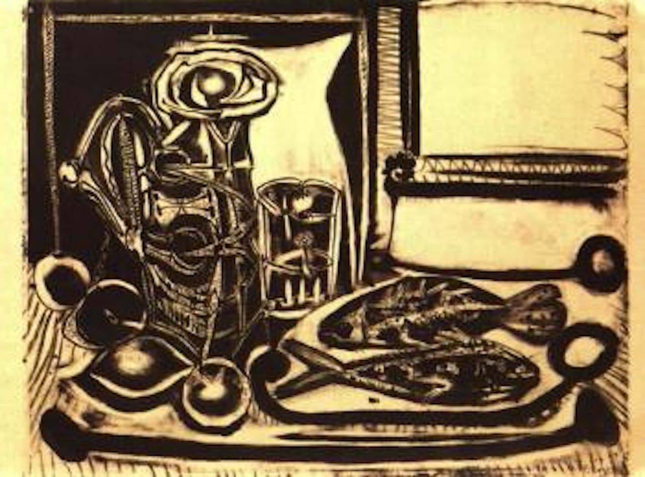 La table de poissons by Pablo Picasso