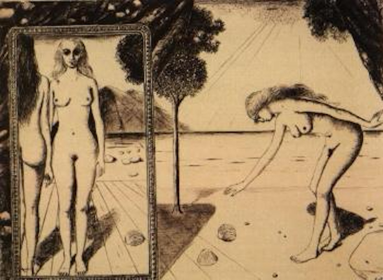 La plage by Paul Delvaux