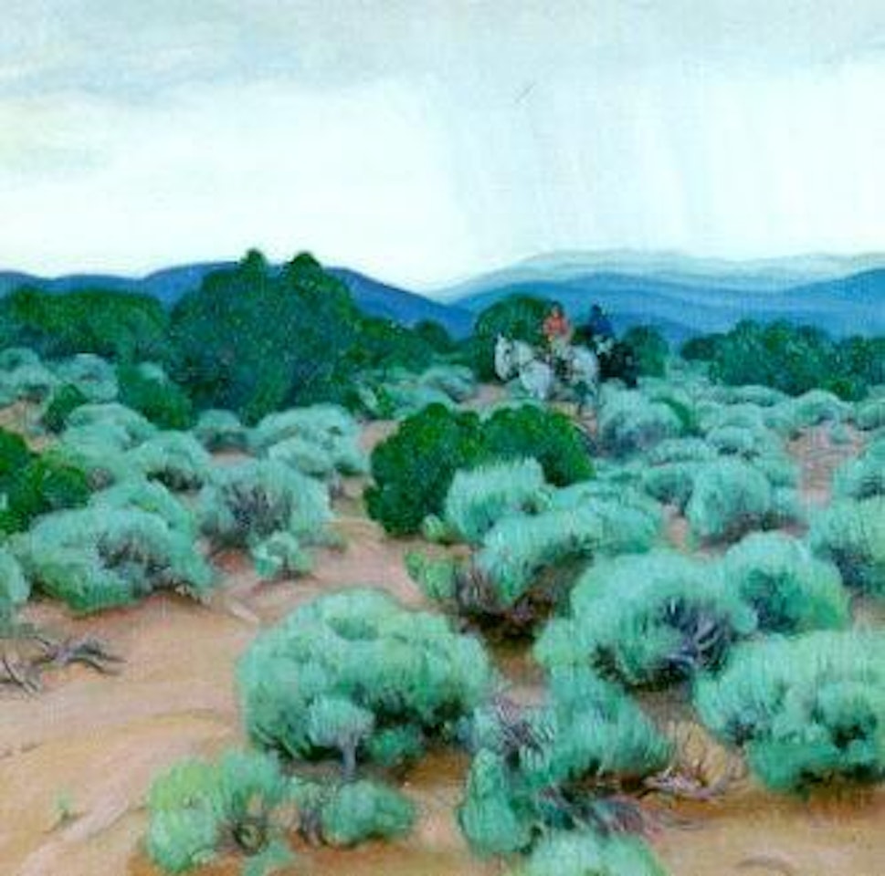 Approaching rain by Ernest Martin Hennings