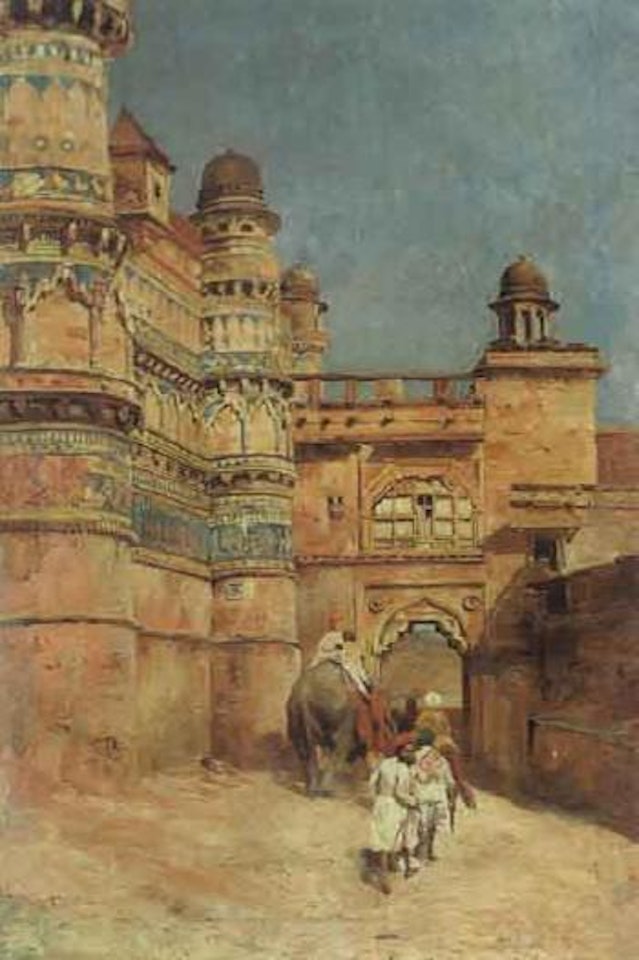 Hathi Pol, elephant gate of the Man Mandir, Palace of Raja Man Singh Tomar by Edwin Lord Weeks