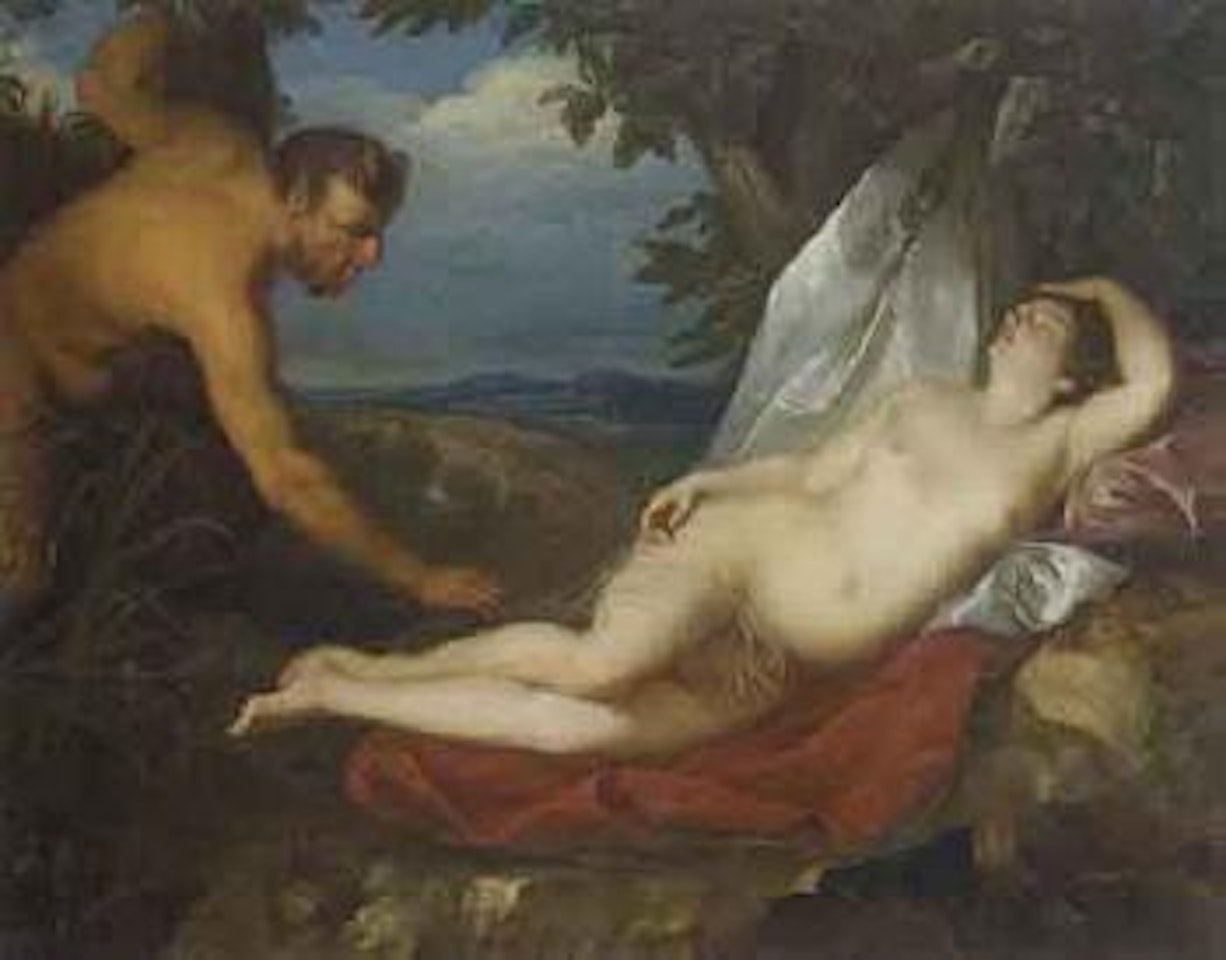 Jupiter and Antiope by French School