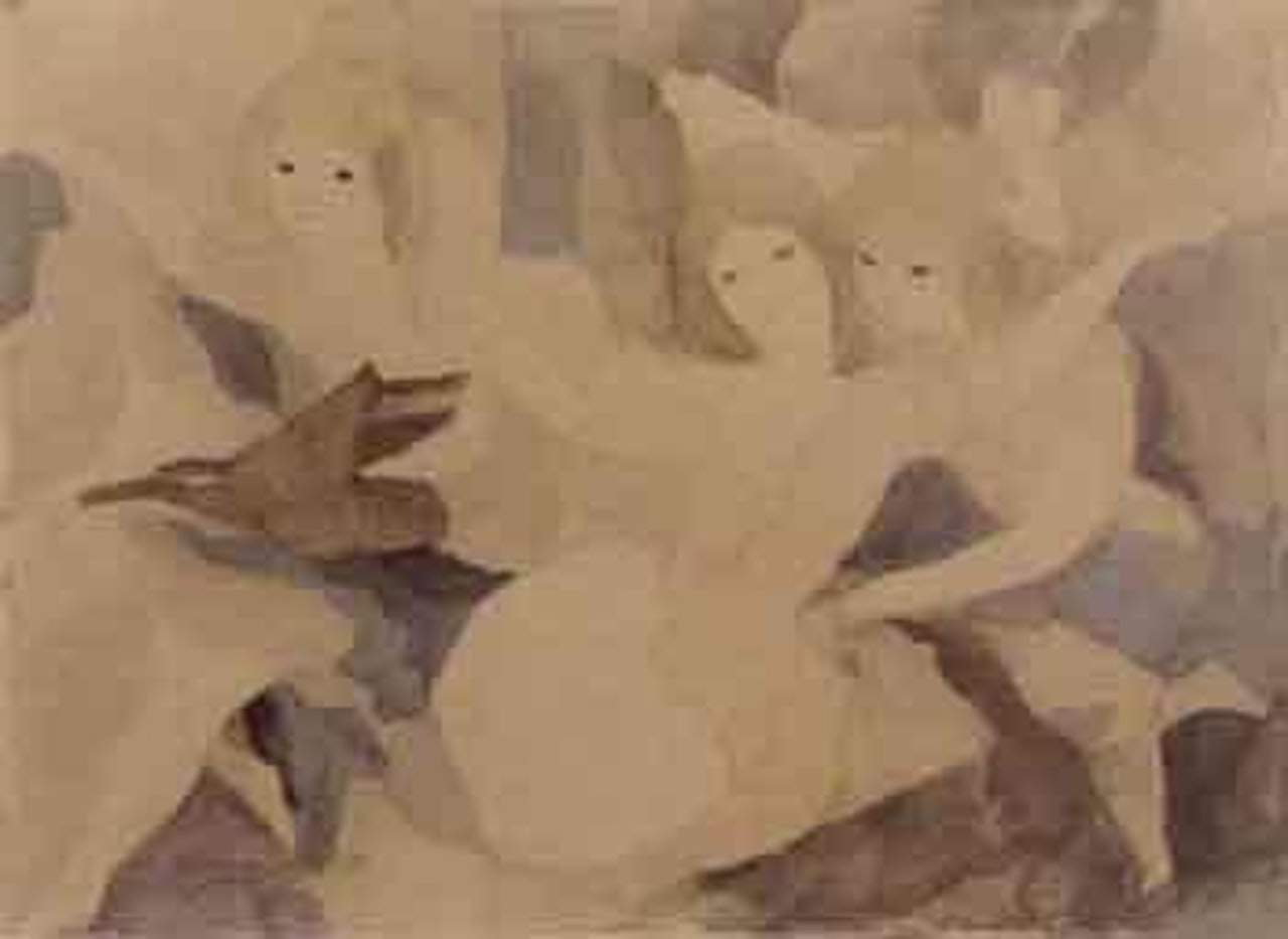 Three girls by Marie Laurencin