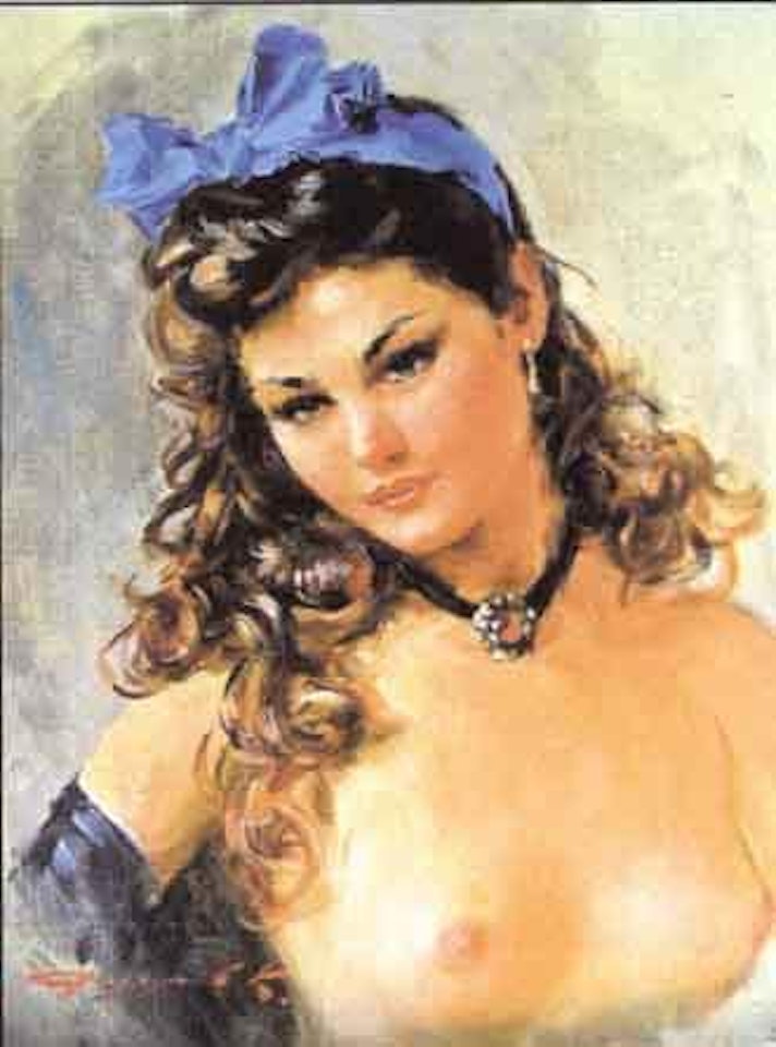 The blue bow by Constantin Razoumov