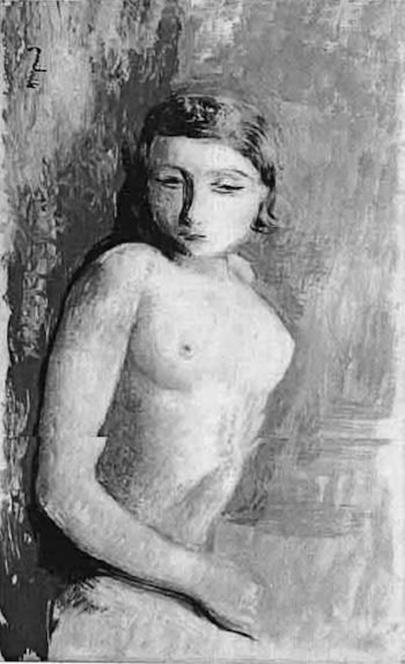 Reclining nude by Moïse Kisling