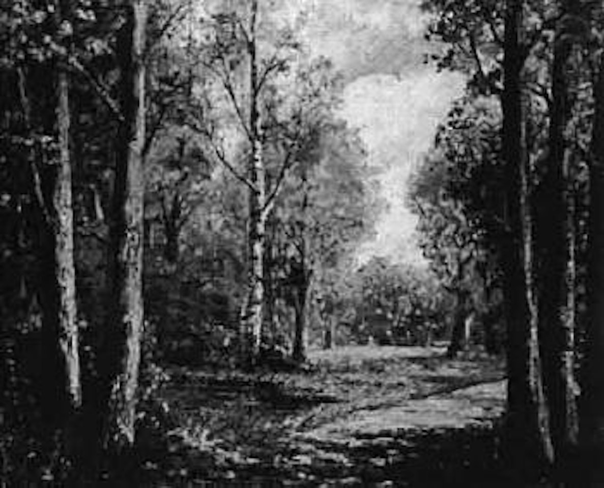 Forest pond by Georgij Aleksandrovic Lapschin