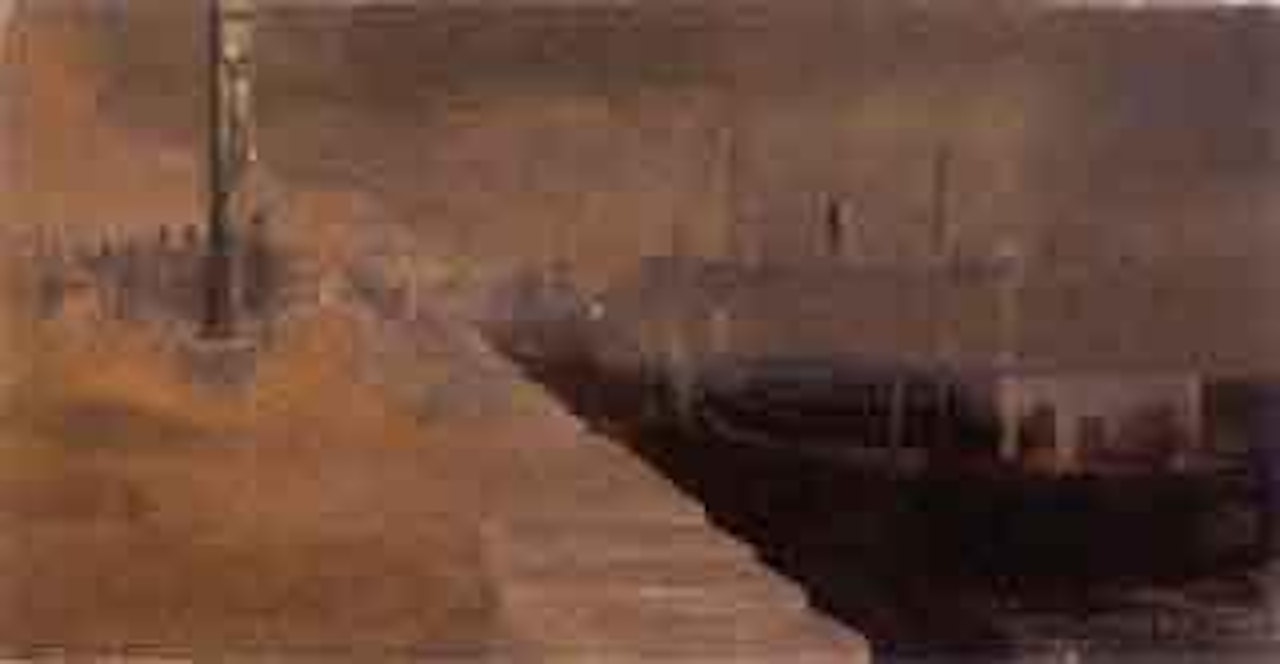 Venice harbour by Edwin Lord Weeks