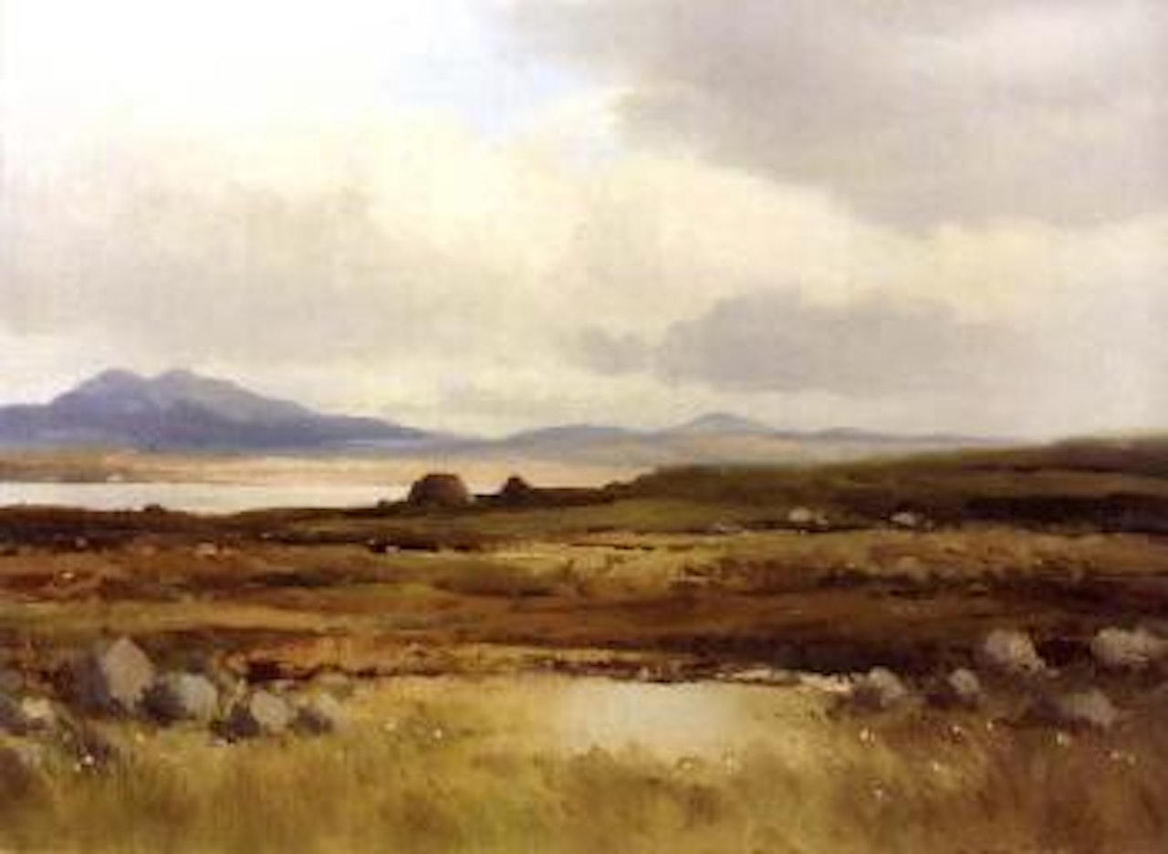 Western landscape at Roundstone, County Galway by Maurice Canning Wilks