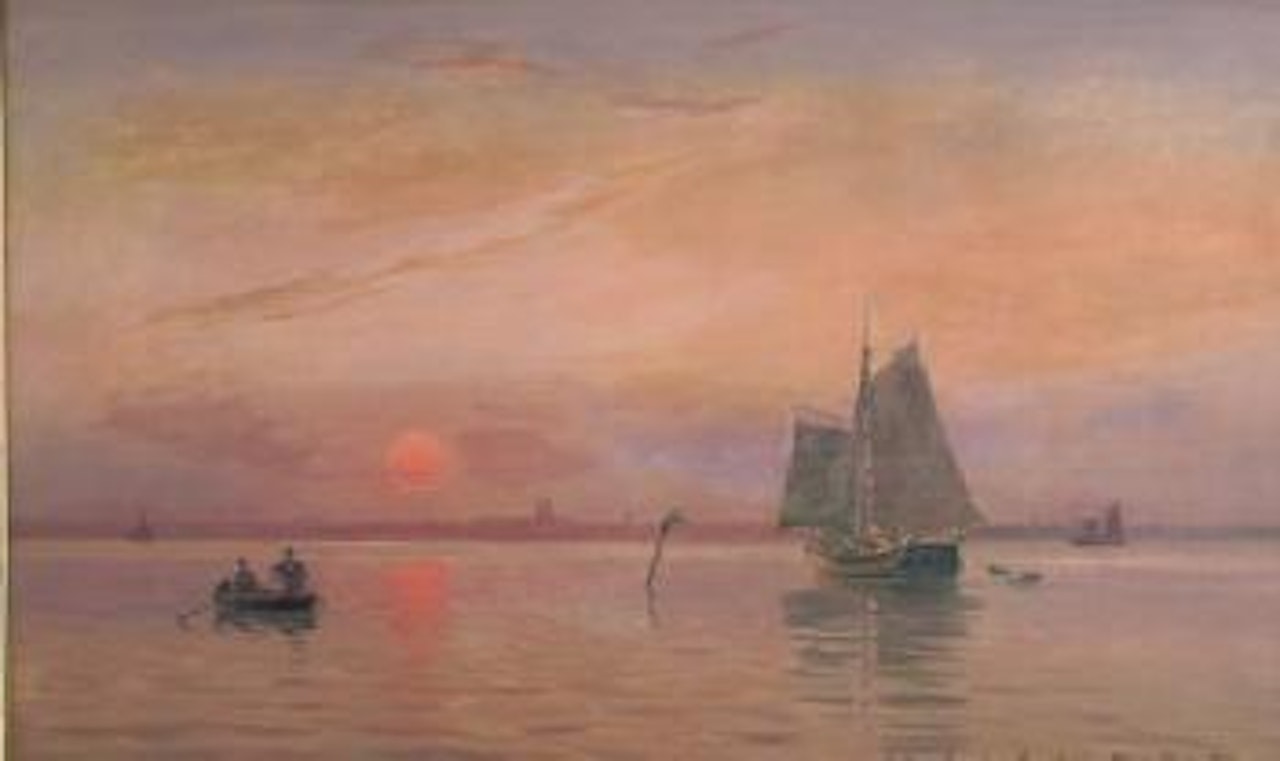 Tidley Morgen, Oresund by Alfred Olsen