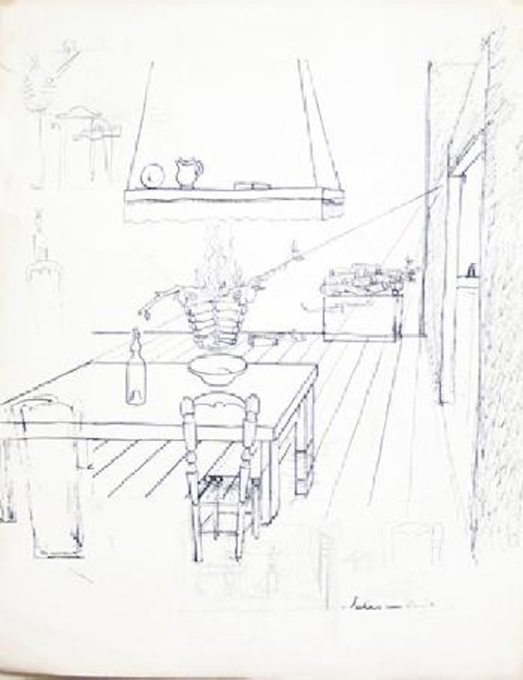 Untitled No.4 from Maquettes pour dessins animes by Salvador Dali