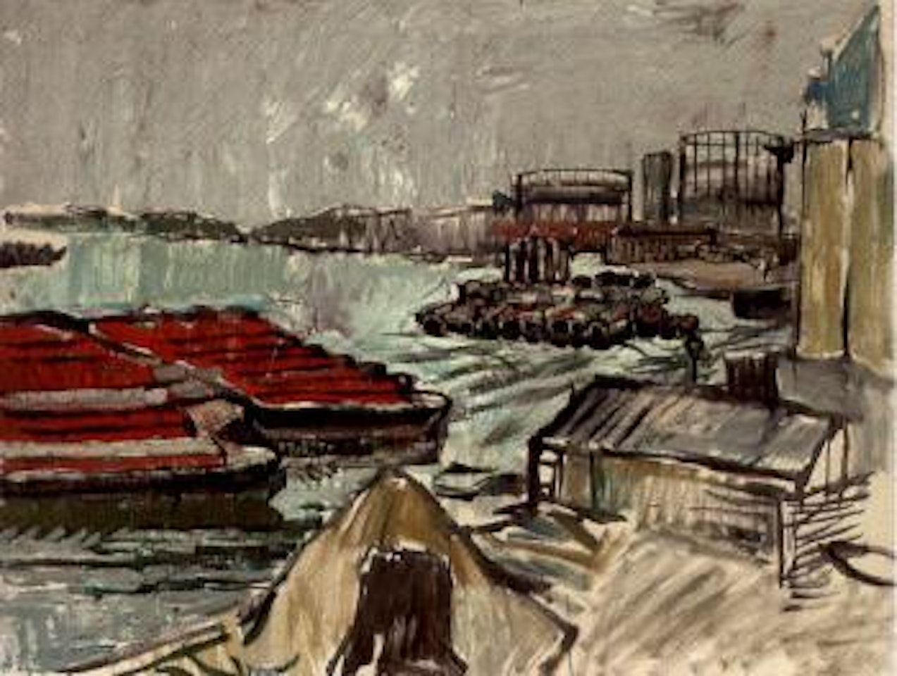 Greenwich Reach by John Bratby
