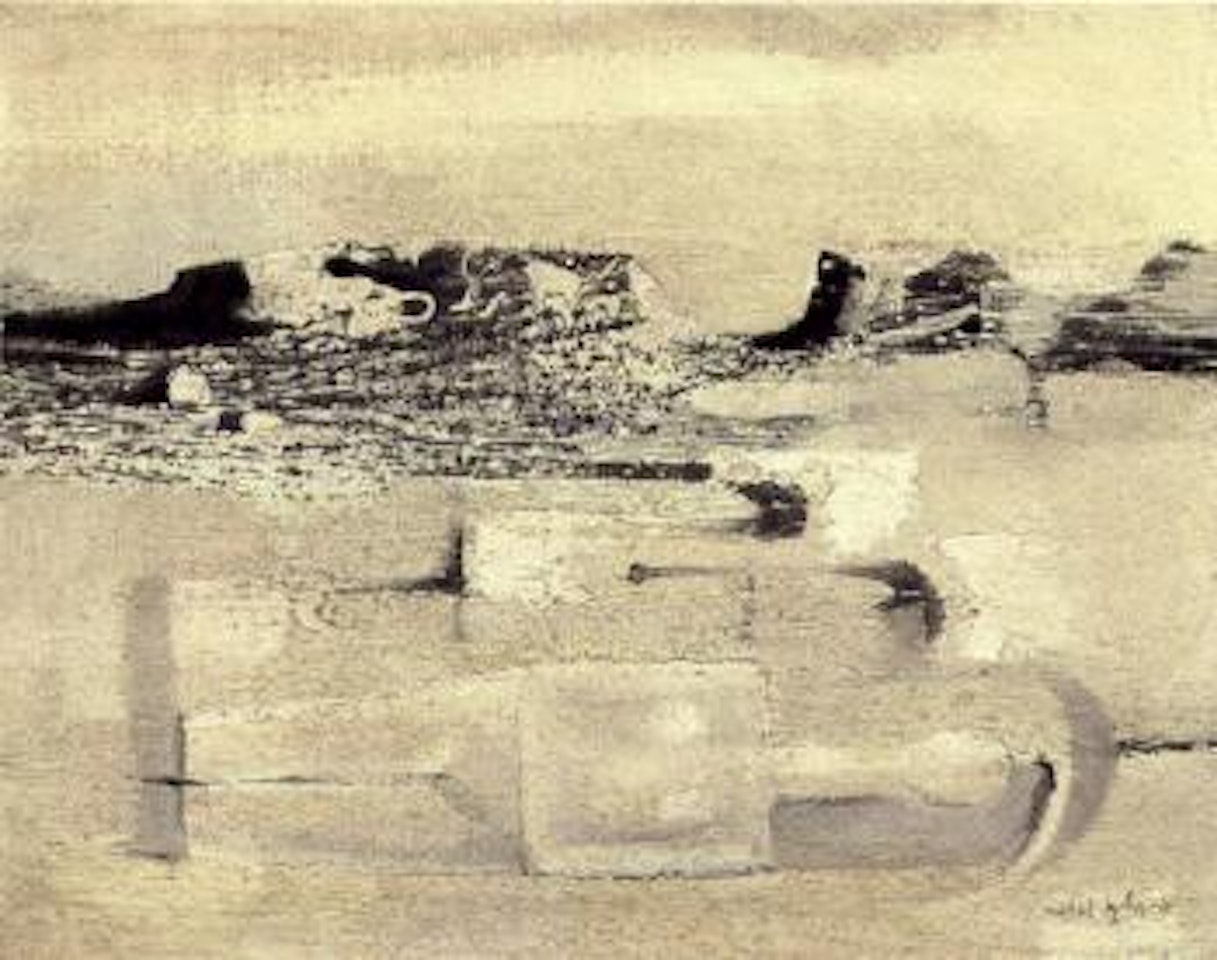 Cycladic landscape by Michael Ayrton