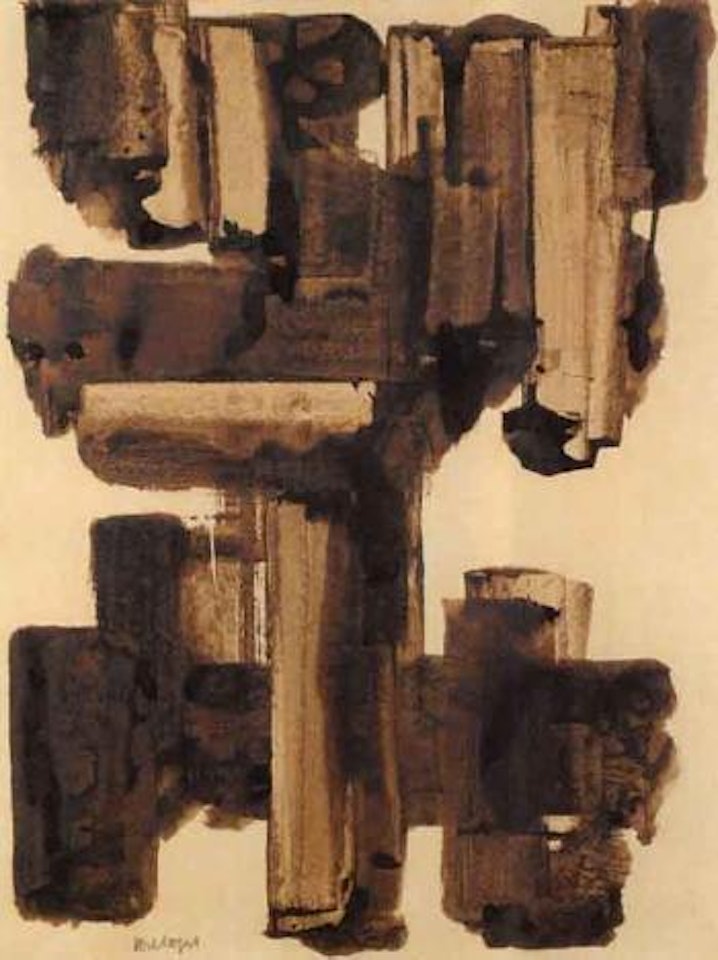 Composition by Pierre Soulages