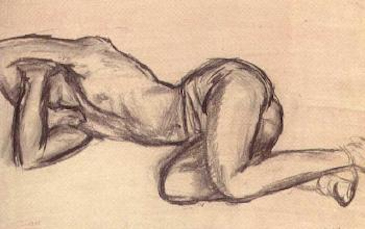 Nude resting by Duncan Grant