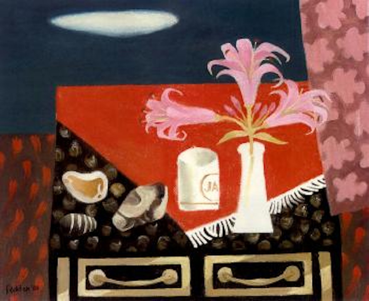 Pink lilies by Mary Fedden