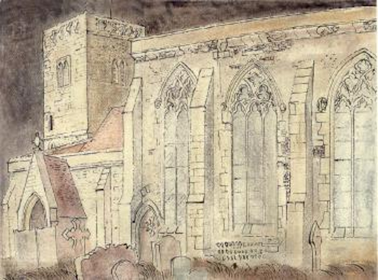 All Saint Church, North Moreton by John Piper