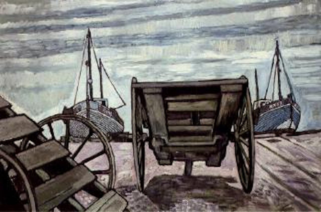 Mist at Hastings by John Bratby